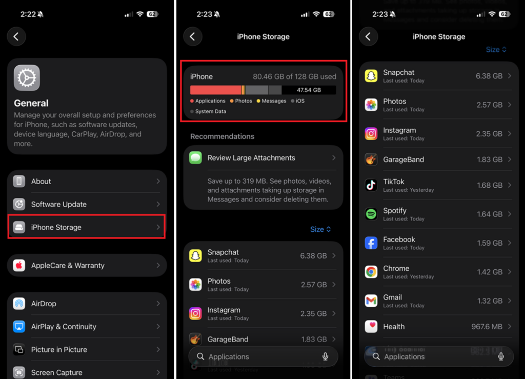 Tất cả các cách để giảm bộ nhớ trên iPhone mà không cần mua thêm bộ nhớ