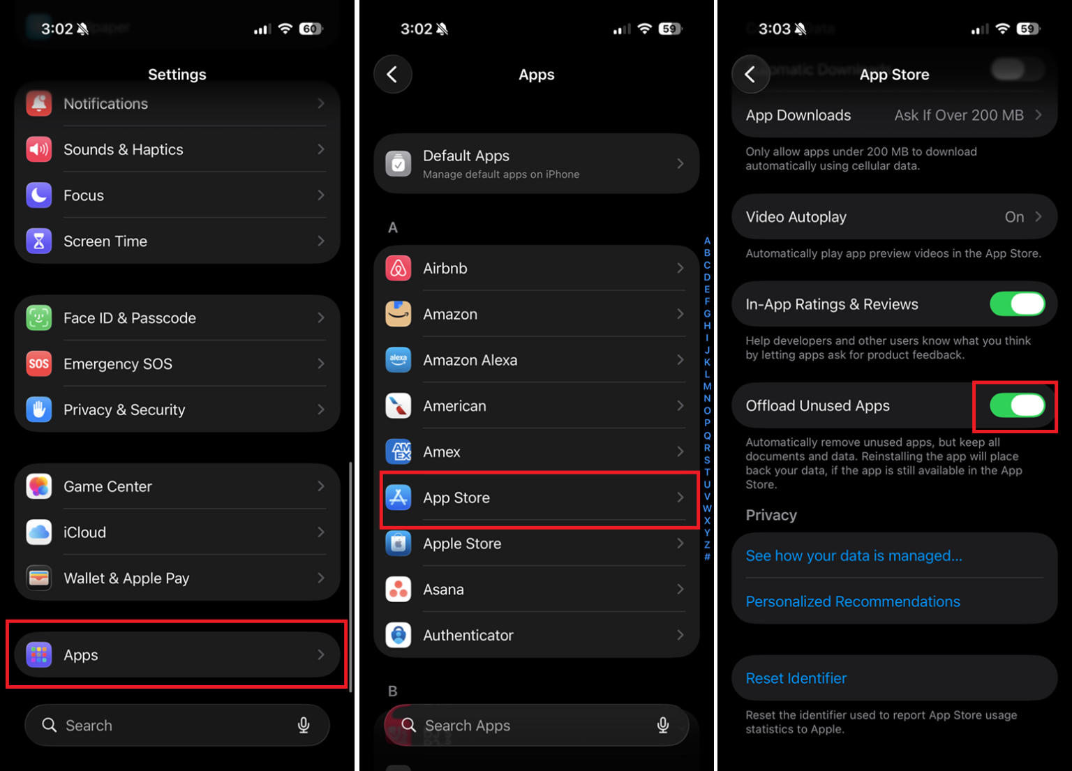 cài đặt tắt ứng dụng trên iOS
